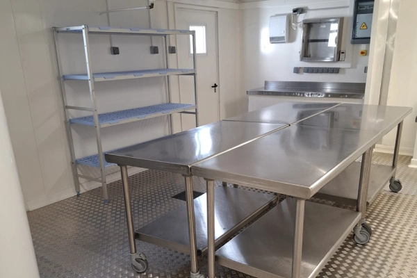 cuisine provisoire préparation froide